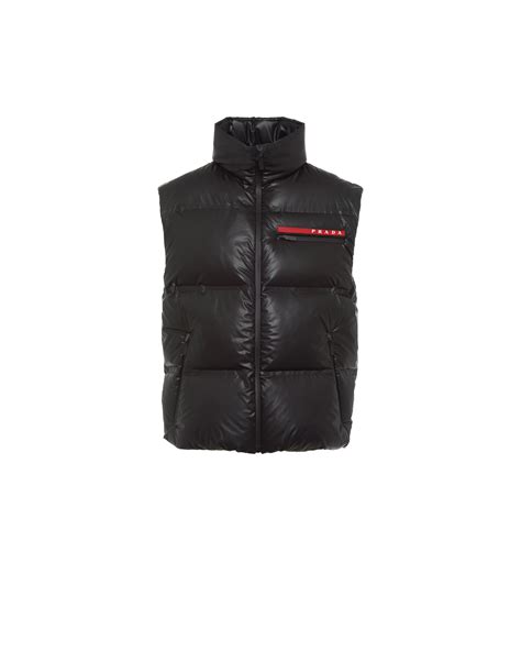 prada weste weiß|prada puffer vest.